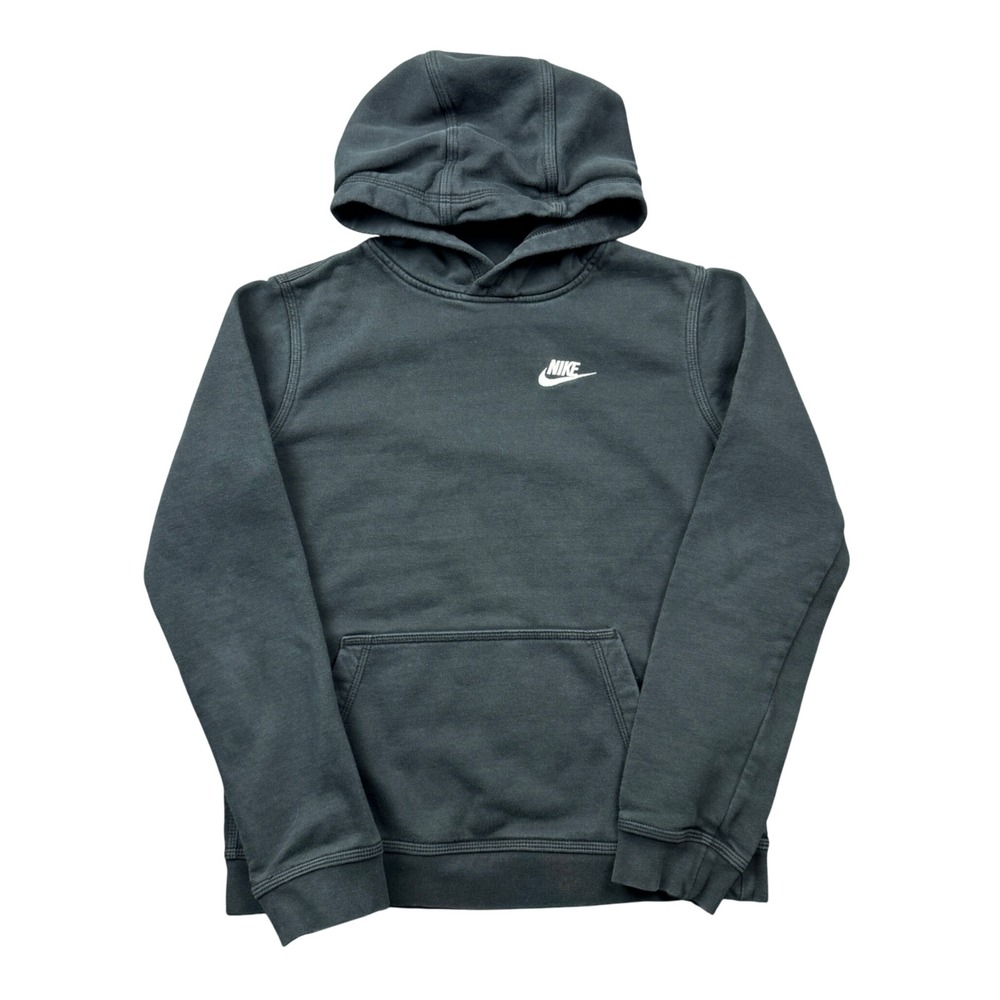 Nike Kids Youth Boys XL Sportswear Pullover Hoodie Black Casual Sweatshirt